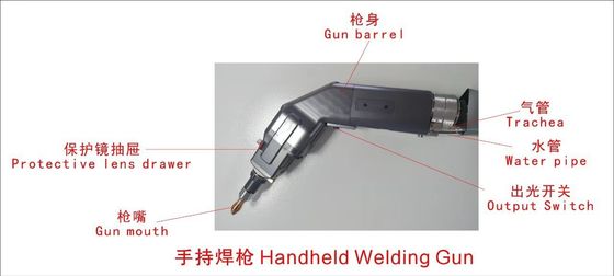 수퍼 아웃렛 금속 산업용 휴대용 섬유 레이저 용접 기계 1000W 1500W 2000W