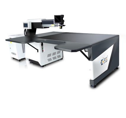 E500 500W CNC 섬유 레이저 용접 기계 빠르고 소음 없는 광고 표지 용접