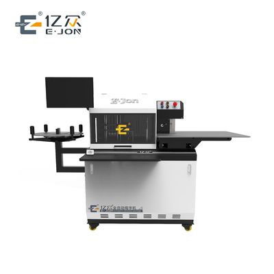 정확성 Ejon Y6 3D 표시 CNC 평면 알루미늄 채널 글자 굽기 작은 글자