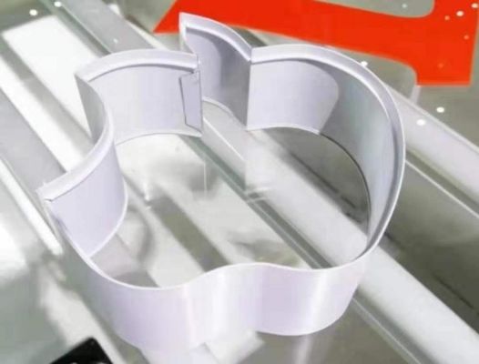 알루미늄 문자 및 숫자를 위한 ET20 CNC Trimcap 굽기
