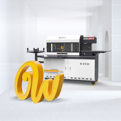 ET20 알루미늄 프로필을 위한 최첨단 CNC 채널 문자 굽기 기계
