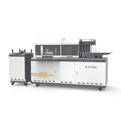 CNC 문자 자동 굽기 기계 EJON ET20C V 굴곡 슬롯 및 3D 표지 제작