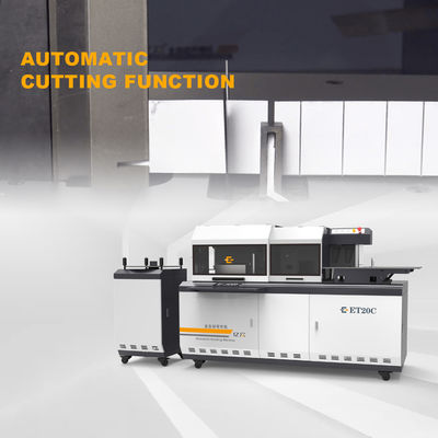 CNC 문자 자동 굽기 기계 EJON ET20C V 굴곡 슬롯 및 3D 표지 제작