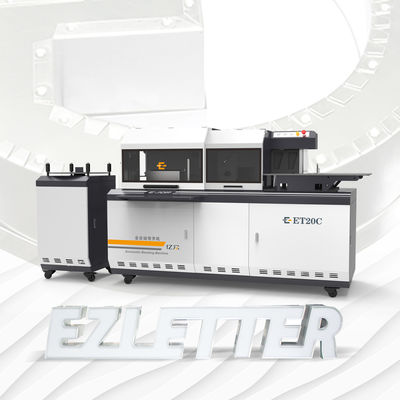 ET20C 표지 제작에서 CNC V 플랜지 및 노치 채널 글자 구부리는 가장 좋은 선택