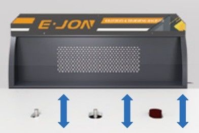 EJON 광고 표지 로고 내부 구멍 및 외부 윤곽 가장자리 자동 밀링 기계