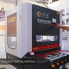 YZ900 자동 껍질 제거 캄퍼링 롤러 브러시 듀버링 엣지 둥글기