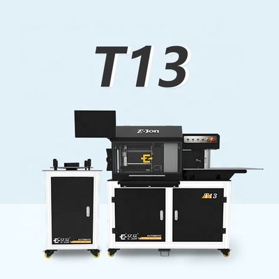T13 알루미늄 굽기 기계 3D 표지 0.4-1.2MM 두께 슬로팅 방법 평면 절단기