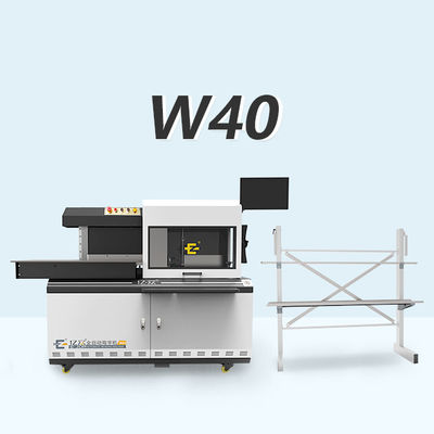 Ejon W40 3D 표지 및 금속 채널 글자를 위한 수동 알루미늄 스트립 굽기 기계
